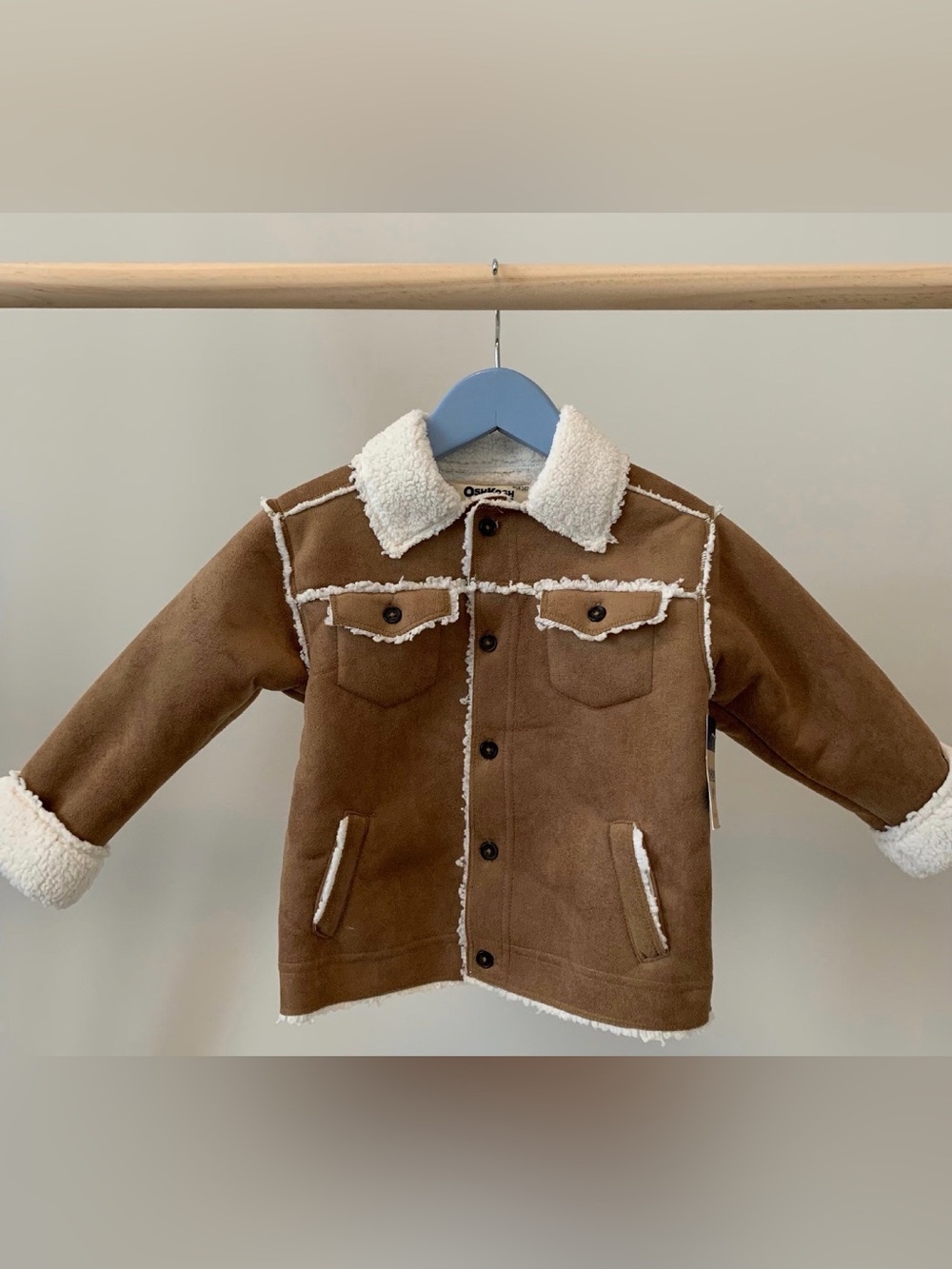 OshKosh B'gosh Brown Sherpa-Trim Jacket 24M